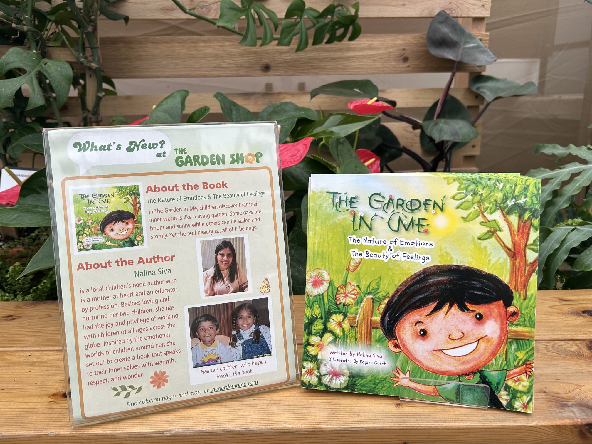 The Garden In Me displayed at the Greater Des Moines Botanical Garden shop