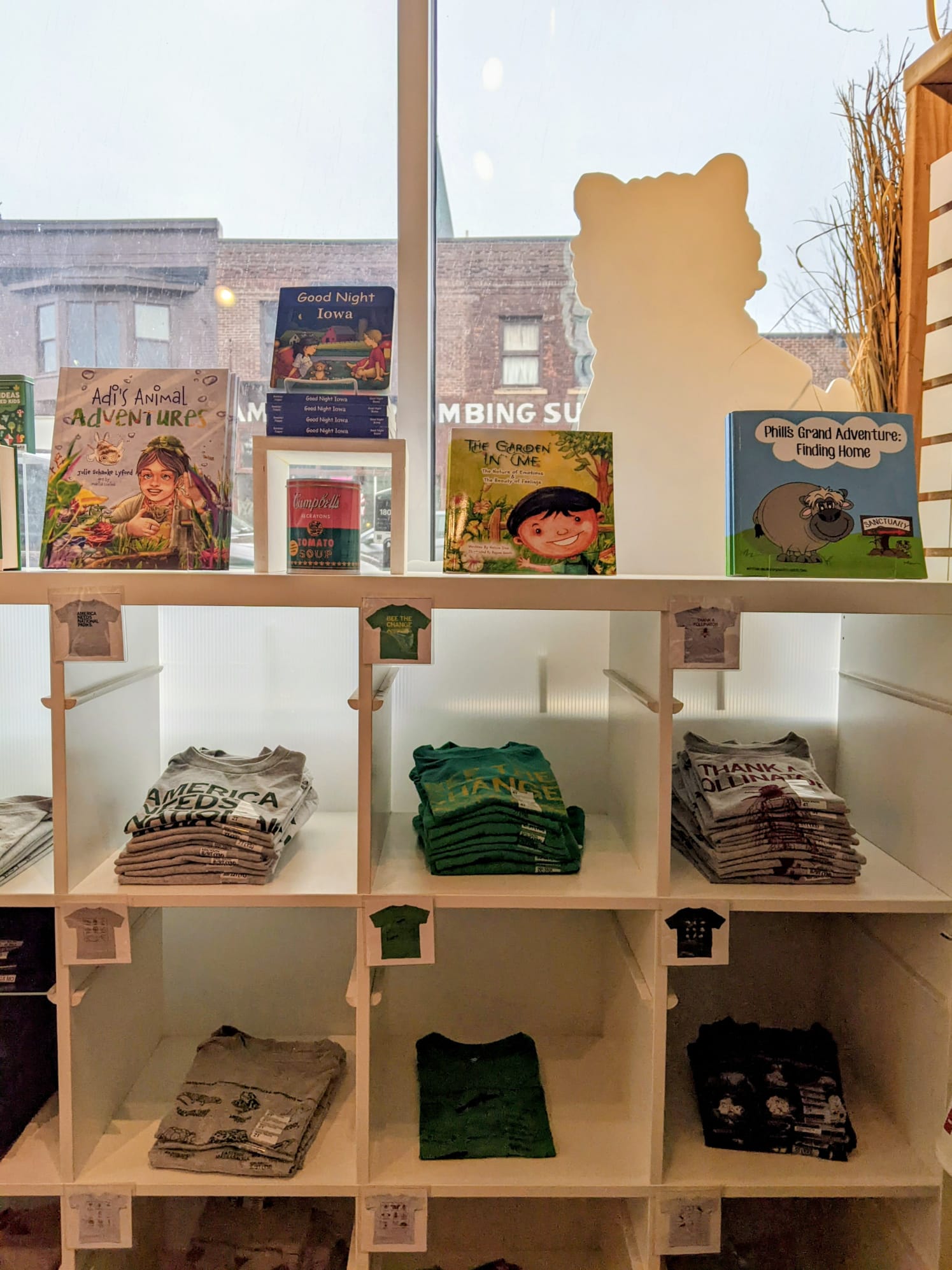 The Garden In Me displayed in a Raygun store